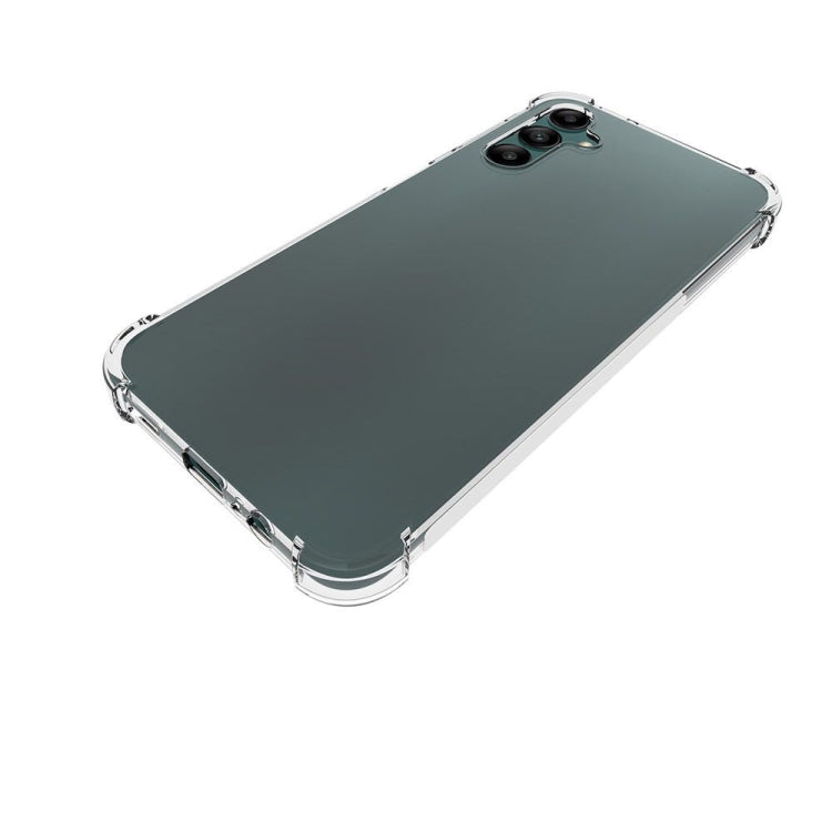 For Samsung Galaxy A14 5G Shockproof Non-slip Thickening TPU Phone Case(Transparent)