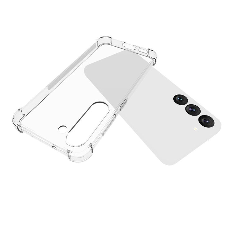 For Samsung Galaxy S23 5G Shockproof Non-slip Thickening TPU Phone Case(Transparent)