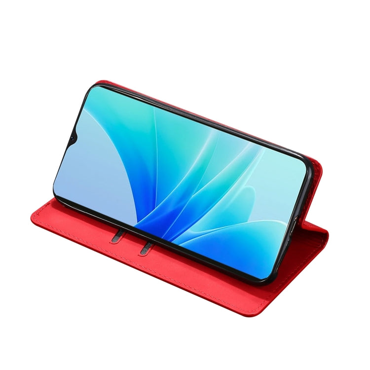 For vivo Y52t Skin Feel Magnetic Flip Leather Phone Case