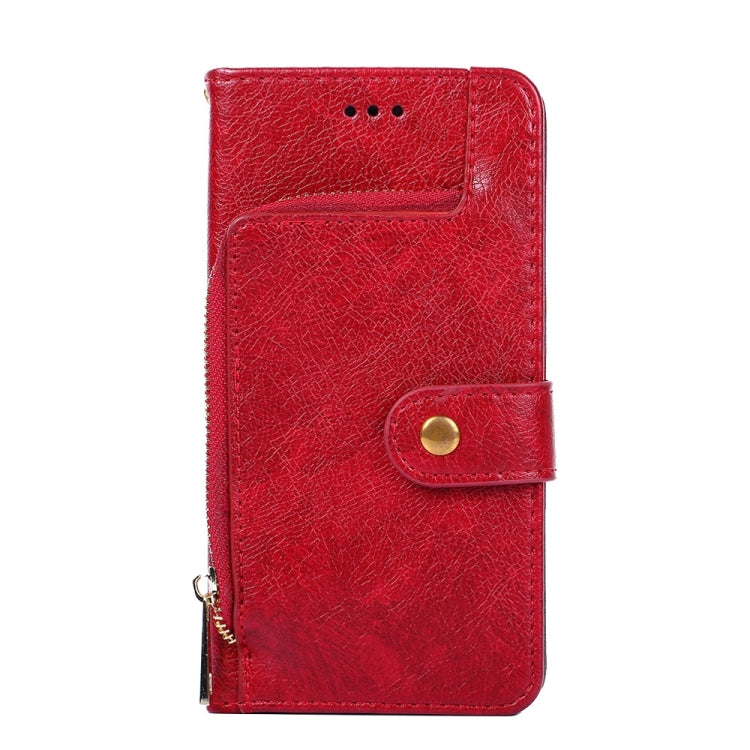 For OPPO A57s 4G / A57e 4G Zipper Bag Flip Leather Phone Case