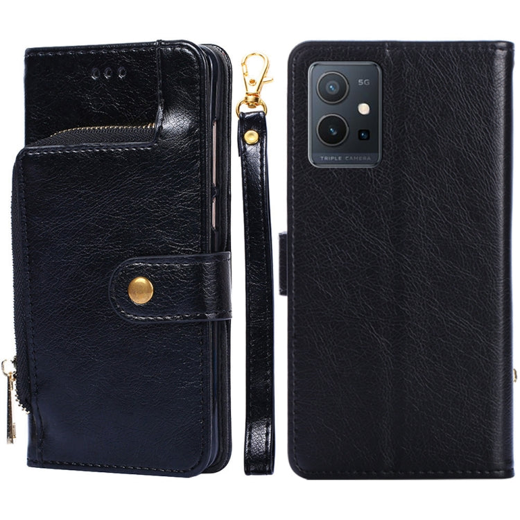 For vivo Y52t Zipper Bag Flip Leather Phone Case