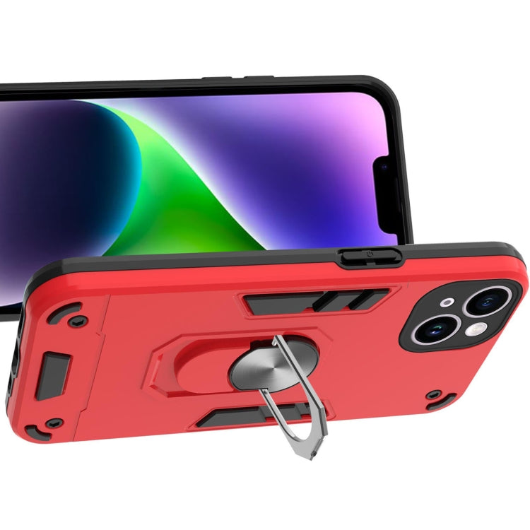 For iPhone 14 2 in 1 Armour Series PC + TPU Protective Phone Case