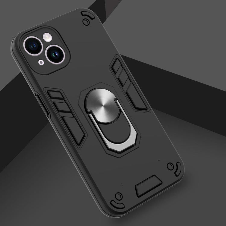 For iPhone 14 2 in 1 Armour Series PC + TPU Protective Phone Case