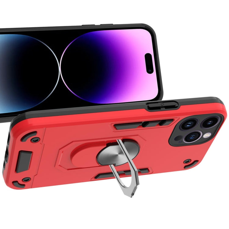 For iPhone 14 Pro 2 in 1 Armour Series PC + TPU Protective Phone Case