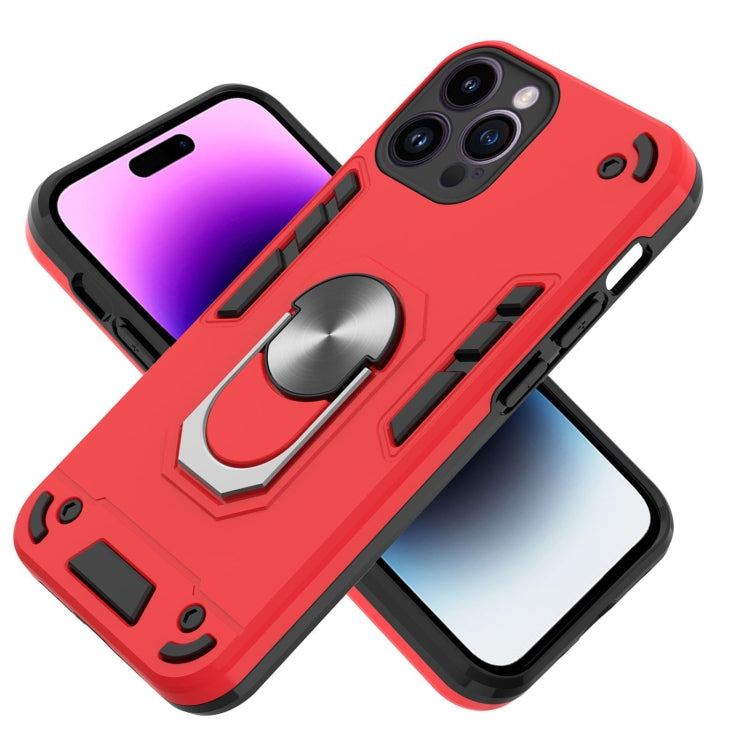For iPhone 14 Pro Max 2 in 1 Armour Series PC + TPU Protective Phone Case
