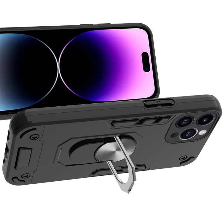 For iPhone 14 Pro Max 2 in 1 Armour Series PC + TPU Protective Phone Case