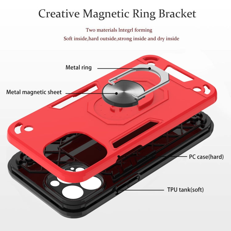 For iPhone 14 Pro Max 2 in 1 Armour Series PC + TPU Protective Phone Case