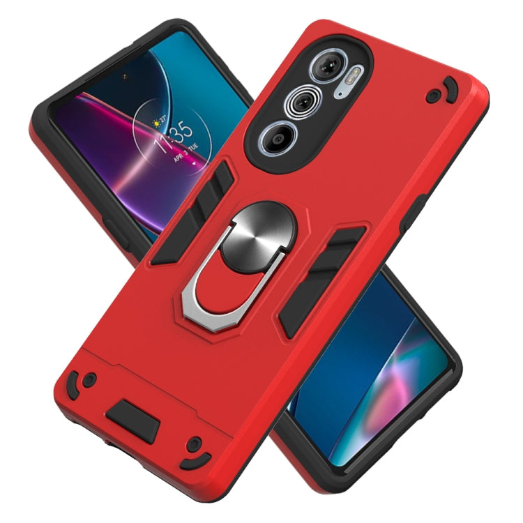 For Motorola Moto Edge 30 Pro/Edge X30 2022 2 in 1 Armour Series PC + TPU Protective Phone Case