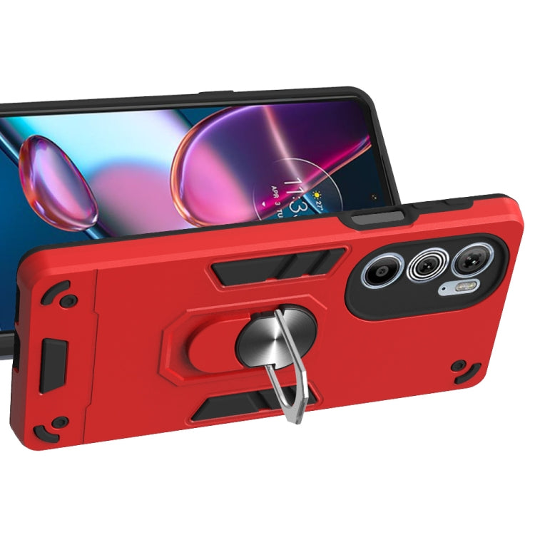 For Motorola Moto Edge 30 Pro/Edge X30 2022 2 in 1 Armour Series PC + TPU Protective Phone Case