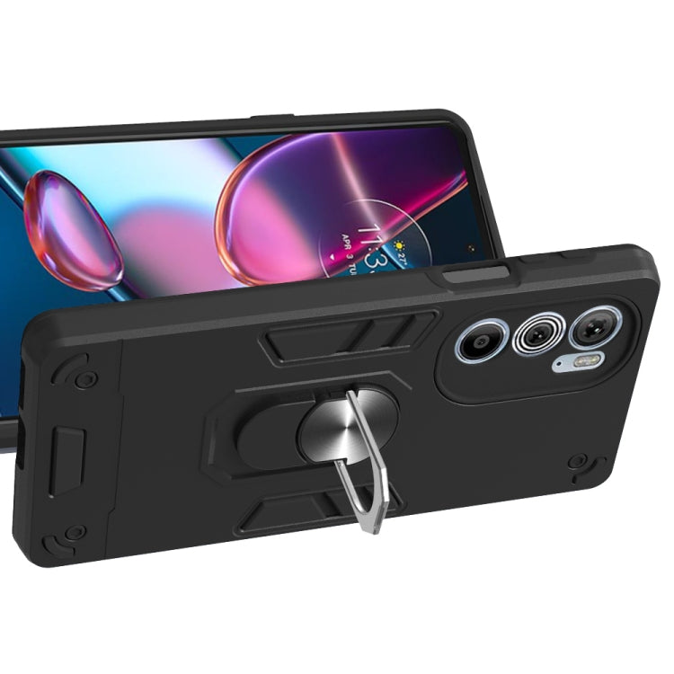 For Motorola Moto Edge 30 Pro/Edge X30 2022 2 in 1 Armour Series PC + TPU Protective Phone Case