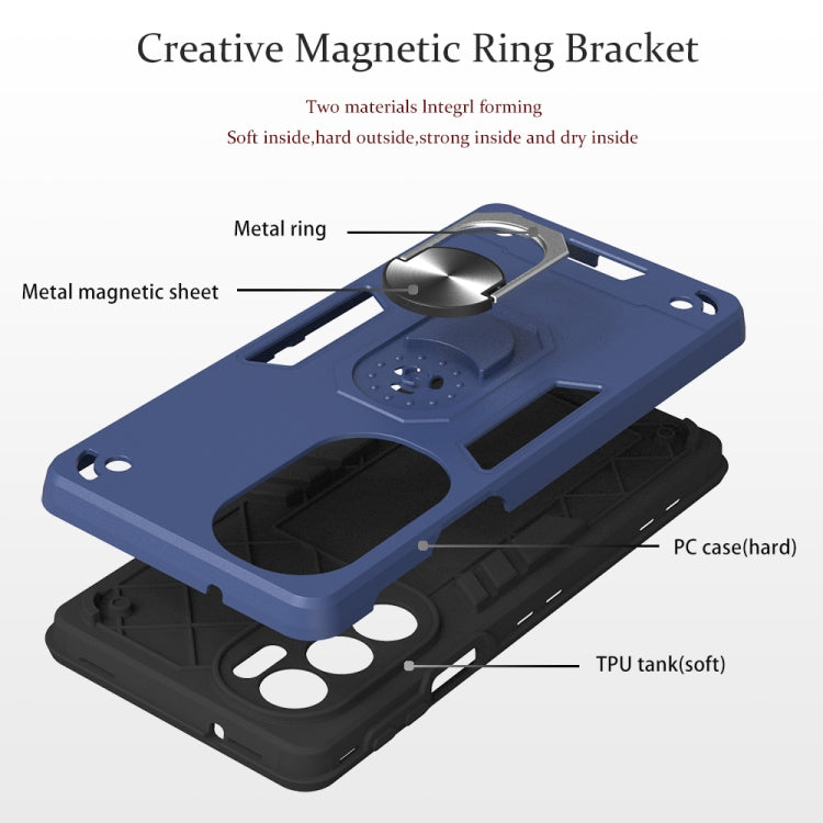 For Motorola Moto Edge 30 Pro/Edge X30 2022 2 in 1 Armour Series PC + TPU Protective Phone Case