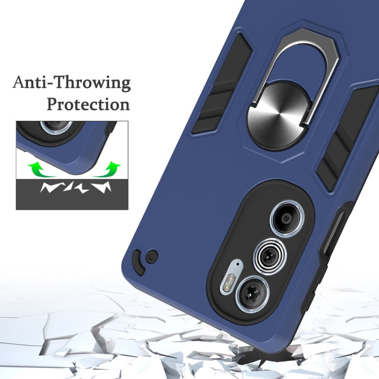 For Motorola Moto Edge 30 Pro/Edge X30 2022 2 in 1 Armour Series PC + TPU Protective Phone Case