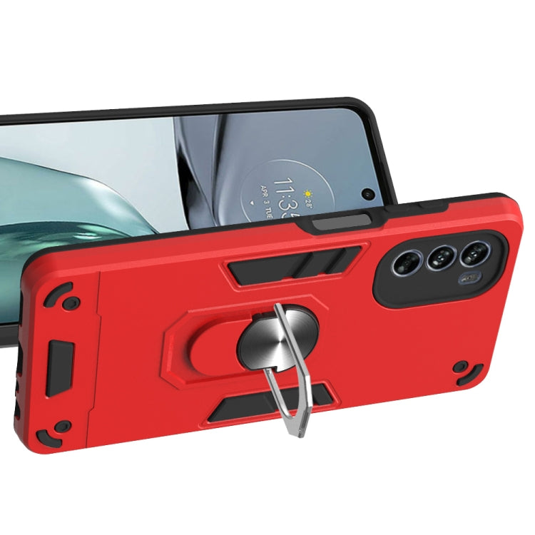 For Motorola Moto G62 5G 2 in 1 Armour Series PC + TPU Protective Phone Case