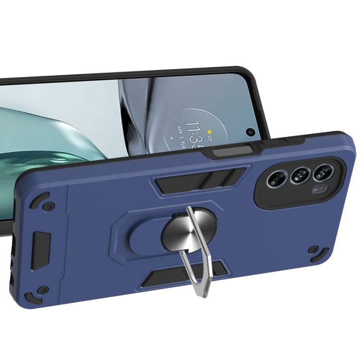 For Motorola Moto G62 5G 2 in 1 Armour Series PC + TPU Protective Phone Case
