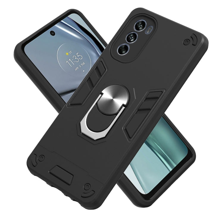 For Motorola Moto G62 5G 2 in 1 Armour Series PC + TPU Protective Phone Case