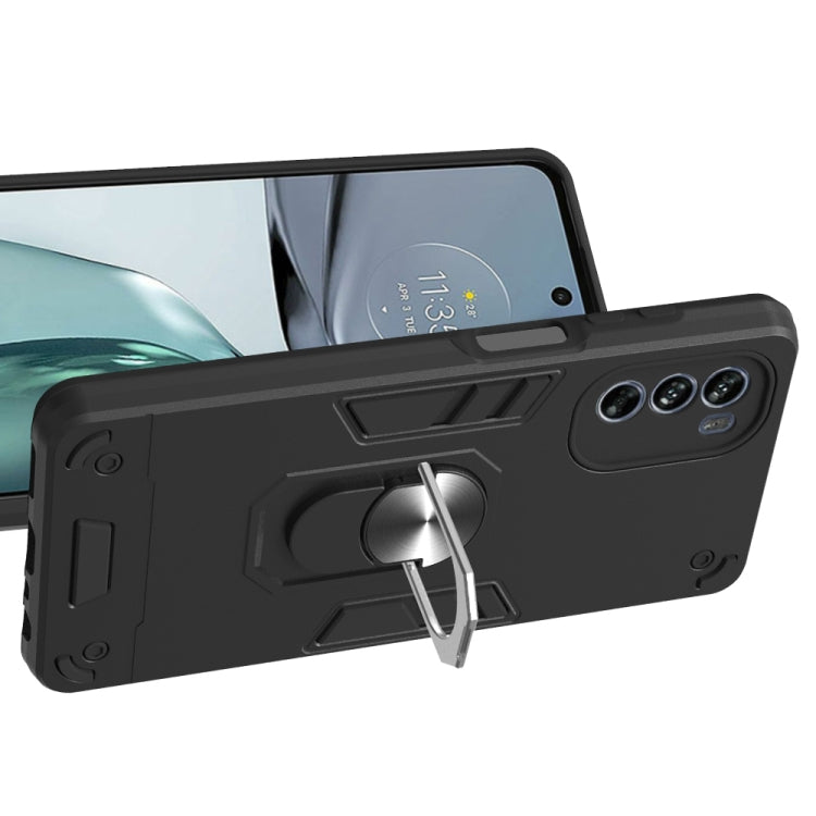 For Motorola Moto G62 5G 2 in 1 Armour Series PC + TPU Protective Phone Case