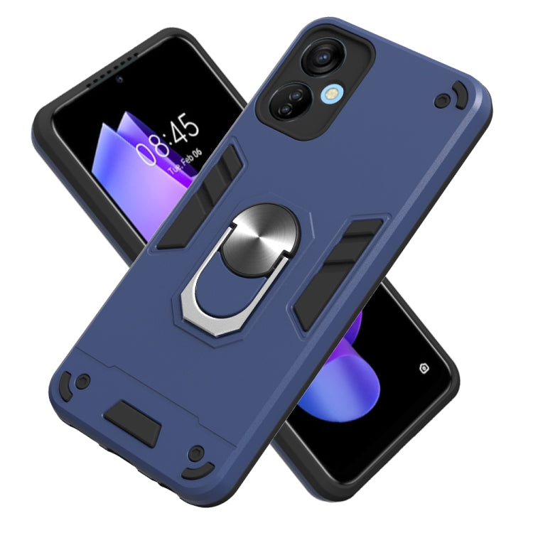 For Tecno Spark 9T Global/KH6 2 in 1 Armour Series PC + TPU Protective Phone Case