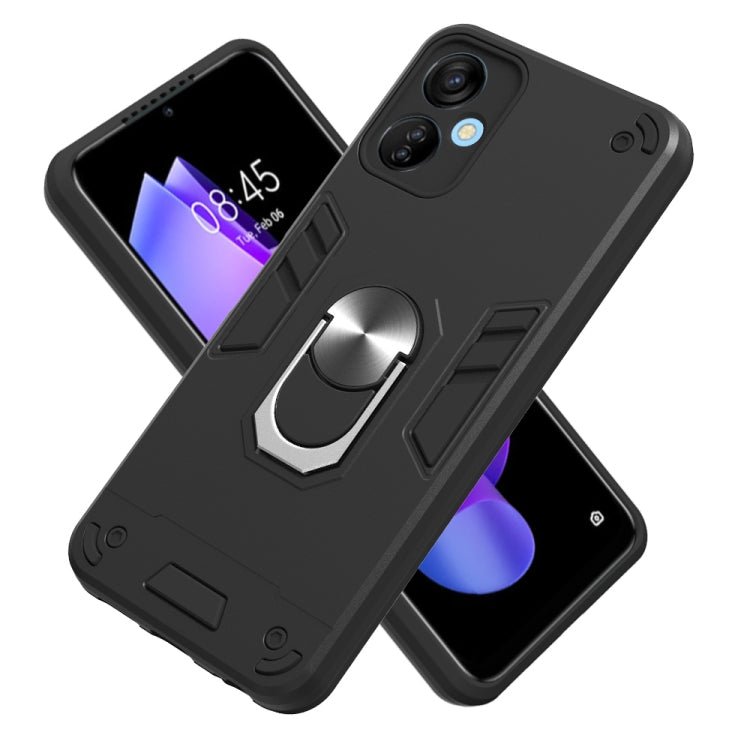 For Tecno Spark 9T Global/KH6 2 in 1 Armour Series PC + TPU Protective Phone Case