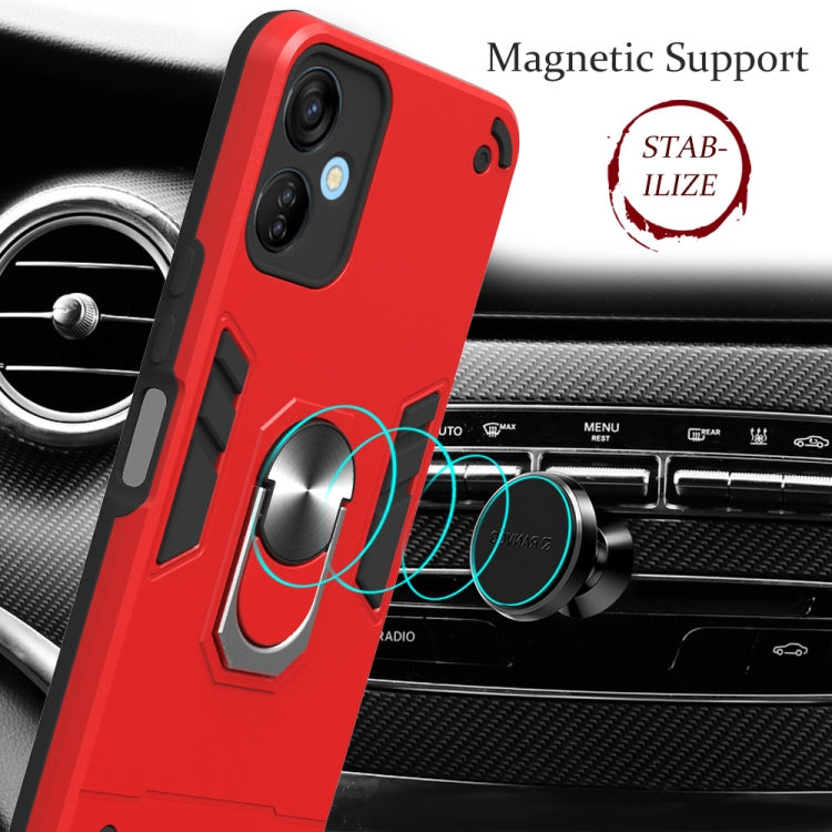 For Tecno Spark 9T Global/KH6 2 in 1 Armour Series PC + TPU Protective Phone Case