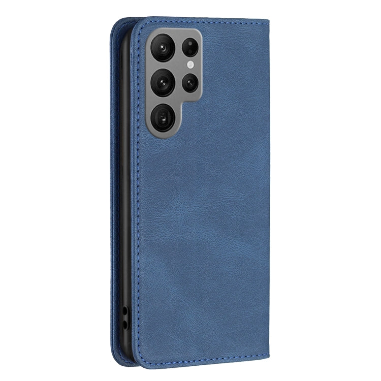 For Samsung Galaxy S23 Ultra 5G Magnetic RFID Blocking Anti-Theft Leather Phone Case
