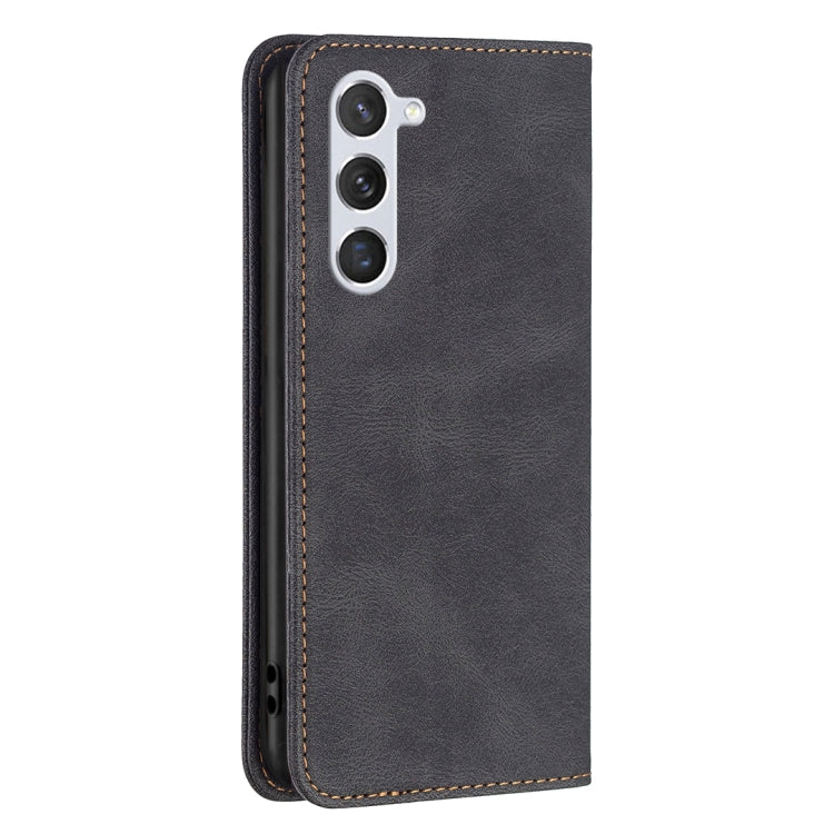 For Samsung Galaxy S23 5G Magnetic RFID Blocking Anti-Theft Leather Phone Case