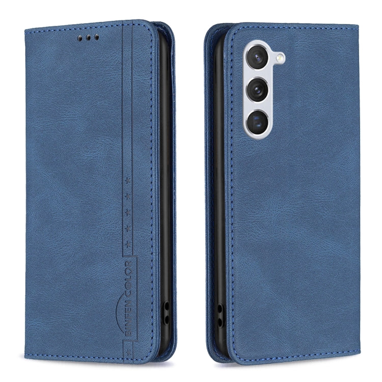 For Samsung Galaxy S23 5G Magnetic RFID Blocking Anti-Theft Leather Phone Case