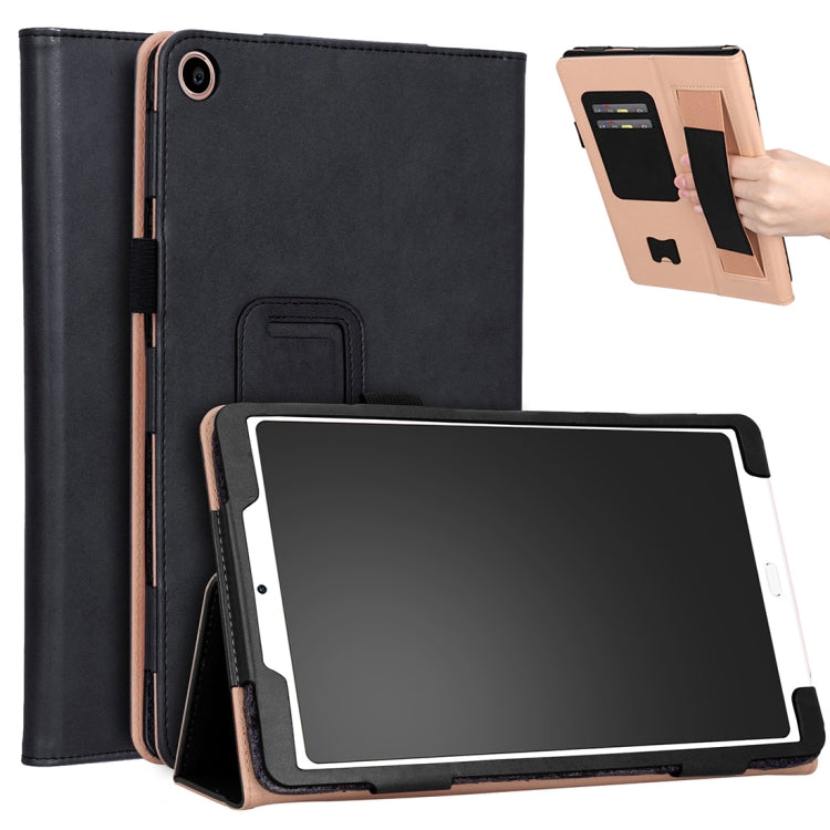 For Xiaomi Mi Pad 4 Plus / 10.1 inch 2018 Vintage PU Leather Tablet PC Protective Cover with Bracket & Hand Support & Card Slots Function