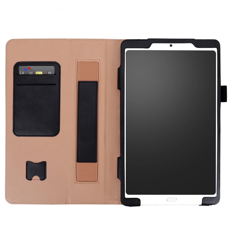 For Xiaomi Mi Pad 4 Plus / 10.1 inch 2018 Vintage PU Leather Tablet PC Protective Cover with Bracket & Hand Support & Card Slots Function