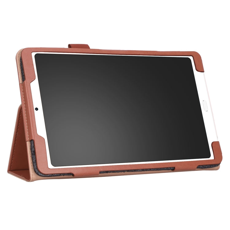 For Xiaomi Mi Pad 4 Plus / 10.1 inch 2018 Vintage PU Leather Tablet PC Protective Cover with Bracket & Hand Support & Card Slots Function