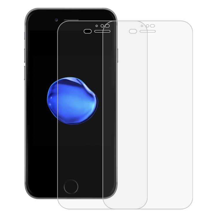 For iPhone 6 Plus / 7 Plus / 8 Plus 2 PCS 3D Curved Full Cover Soft PET Film Screen Protector