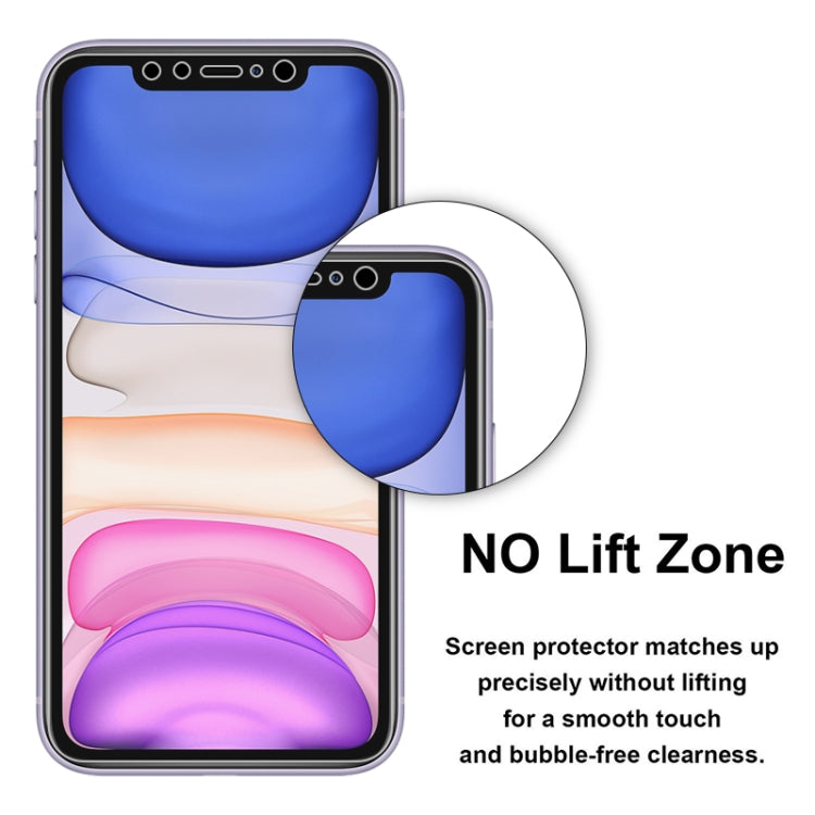 For iPhone 11 / XR 2 PCS 3D Curved Full Cover Soft PET Film Screen Protector