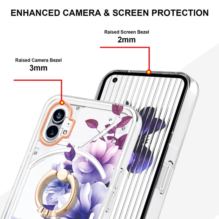 For Nothing Phone 1 Flowers Series TPU Phone Case