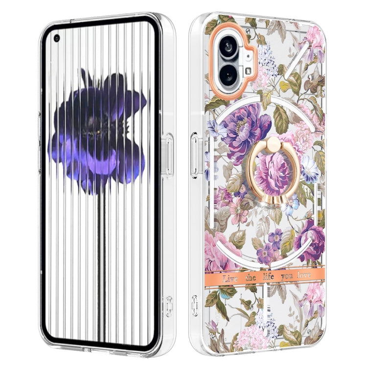For Nothing Phone 1 Flowers Series TPU Phone Case