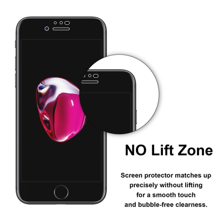 For iPhone 6 / 7 / 8 50 PCS 3D Curved Full Cover Soft PET Film Screen Protector