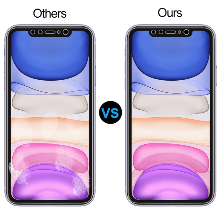 For iPhone 11 / XR 50 PCS 3D Curved Full Cover Soft PET Film Screen Protector