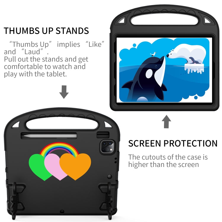 For iPad Air 2022/ 2020 10.9 Love Small Palm Holder EVA Tablet Case