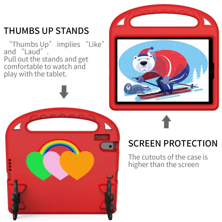 For Lenovo Tab P10 TB-X706 Love Small Palm Holder EVA Tablet Case