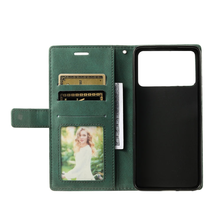 For Xiaomi Poco X4 Pro 5G Skin Feel Splicing Leather Phone Case