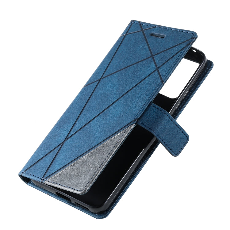 For Xiaomi Poco M4 Pro 4G Skin Feel Splicing Leather Phone Case