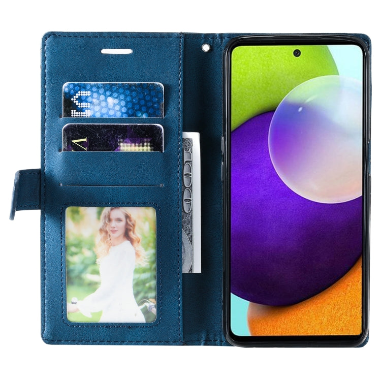 For Samsung Galaxy A23 4G Skin Feel Splicing Leather Phone Case