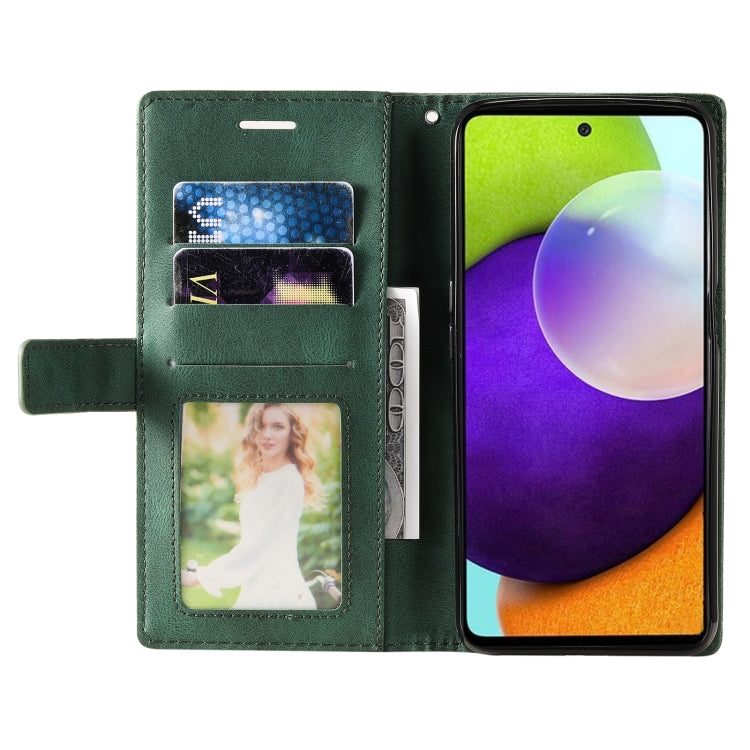 For Samsung Galaxy A23 4G Skin Feel Splicing Leather Phone Case