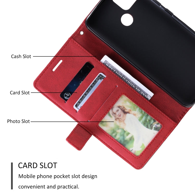 For Realme C21Y Skin Feel Splicing Leather Phone Case