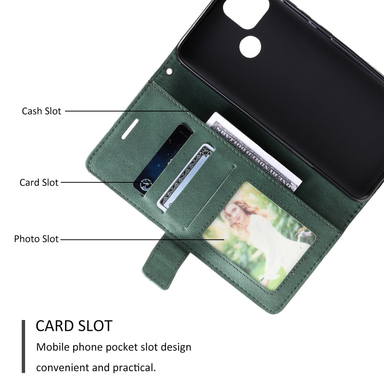 For Realme C21Y Skin Feel Splicing Leather Phone Case