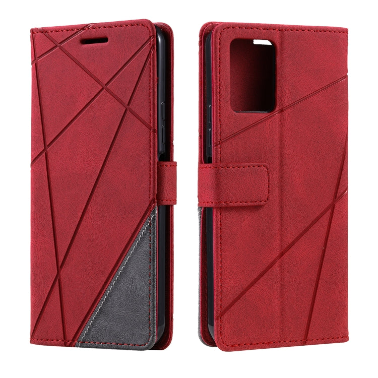 For vivo Y21 2021 / Y33s Skin Feel Splicing Leather Phone Case
