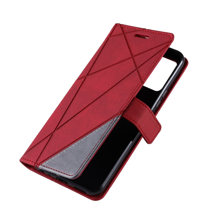 For vivo Y21 2021 / Y33s Skin Feel Splicing Leather Phone Case