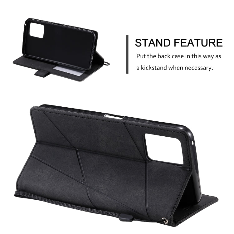 For vivo Y21 2021 / Y33s Skin Feel Splicing Leather Phone Case