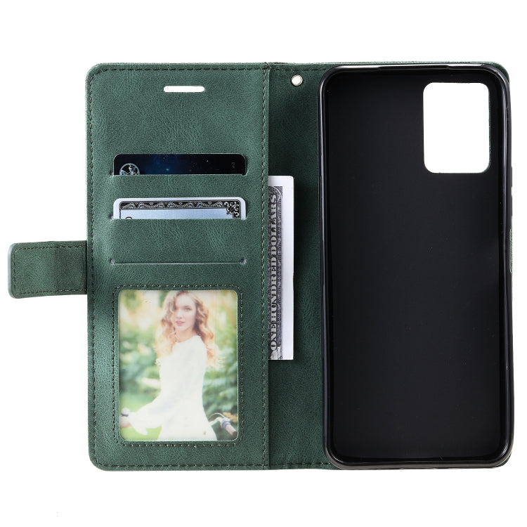 For vivo Y21 2021 / Y33s Skin Feel Splicing Leather Phone Case