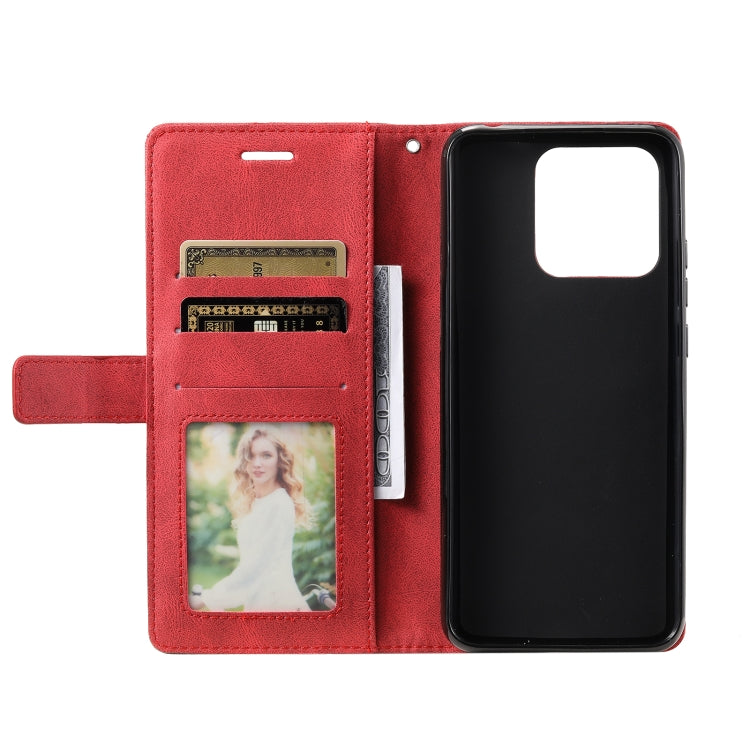For Xiaomi Redmi 10A Skin Feel Splicing Leather Phone Case