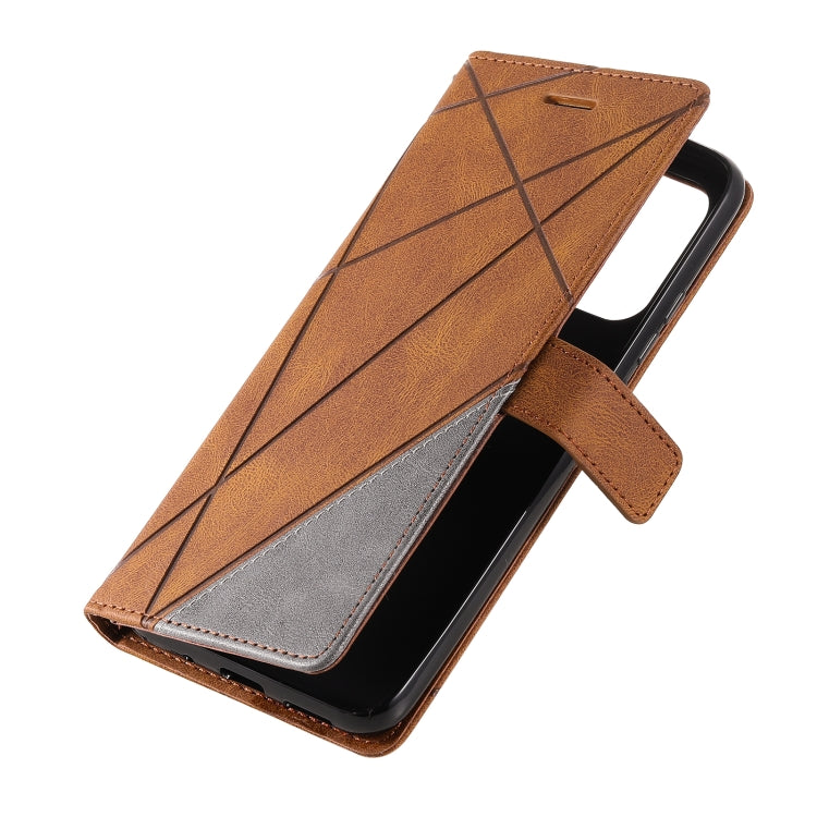 For Xiaomi Redmi 10A Skin Feel Splicing Leather Phone Case