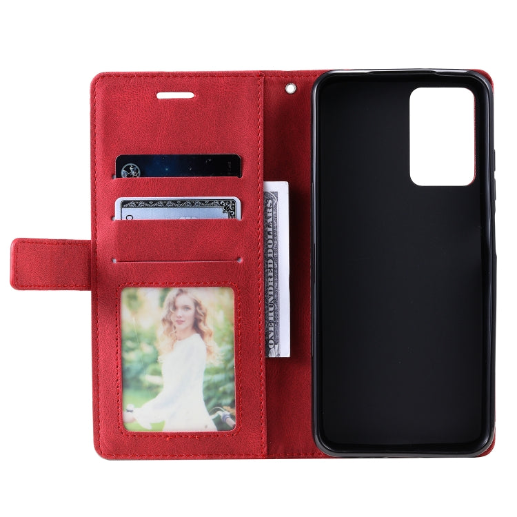 For Xiaomi Redmi 10 Prime+ 5G Skin Feel Splicing Leather Phone Case